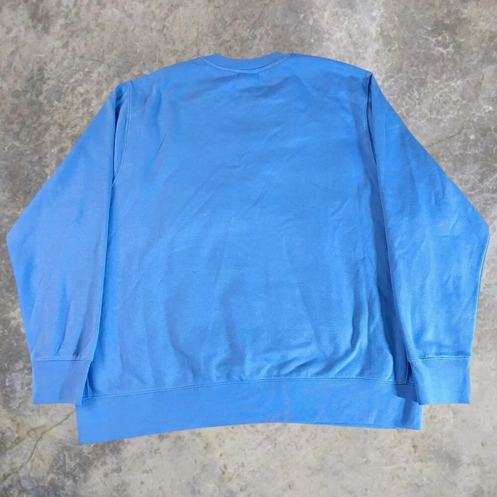 NWT Nike Crewneck Sweater Men’s Size XXL Baby Blue Fleece Knit DA0021-469